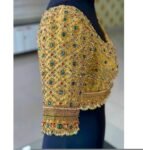 pure silk hand embroidery bridal blouse/ maggam blouse/ bridal zardosi blouse/red hand embroidered blouse/heavy embroidery wedding blouse