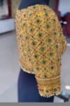 pure silk hand embroidery bridal blouse/ maggam blouse/ bridal zardosi blouse/red hand embroidered blouse/heavy embroidery wedding blouse