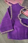 Purple hand embroidery blouse/saree maggam work blouse/purple saree blouse/purple hand embroidered blouse/ready made blouse zardosi/voggish