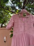 Pink Anarkali Suit:Hand Embroidered Indian Dress, soft net anarkali,hand embroidered anarkali dress,pink anarkali dress/Indian anarkali dres