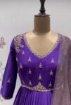 Pink Anarkali suit usa/anarkali pink kurta 3/4 sleeve/purple full sleeve anarkali/pink anarkali/Indian dresses/purple anarkali with dupatta