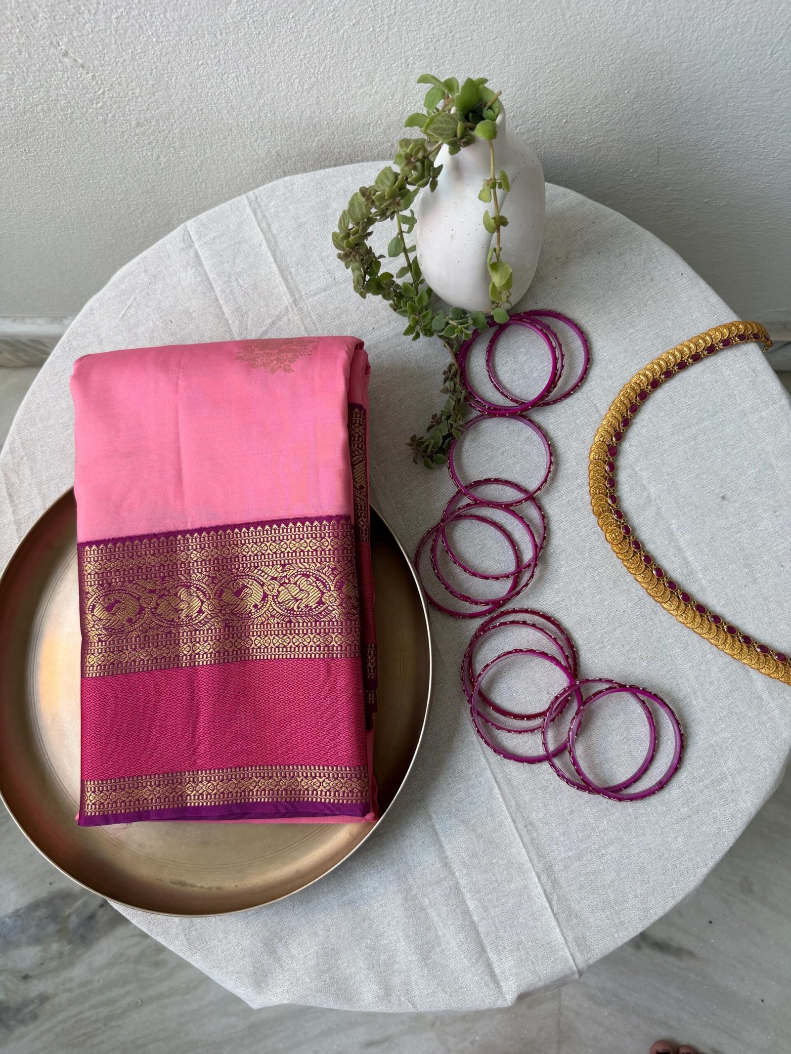 Pure handloom kanjeevaram silk saree with blouse |traditional saree with readymade blouse| sarees USA/bridal kanjeevaram saree/wedding saree