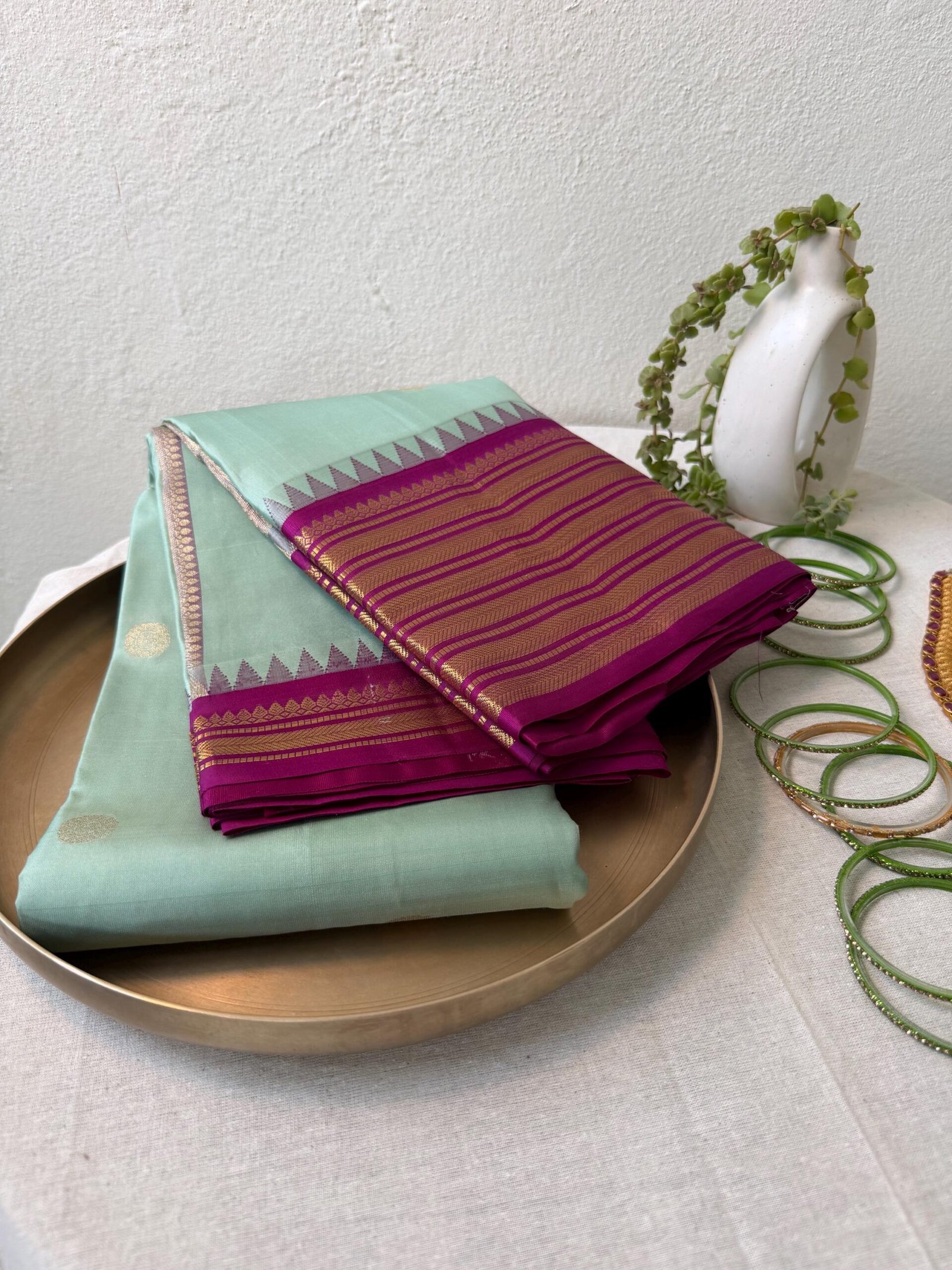 Pure handloom kanjeevaram silk saree with blouse |traditional saree with readymade blouse| sarees USA/bridal kanjeevaram saree/wedding saree