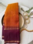 Pure handloom kanjeevaram silk saree with blouse |traditional saree with readymade blouse| sarees USA/bridal kanjeevaram saree/wedding saree