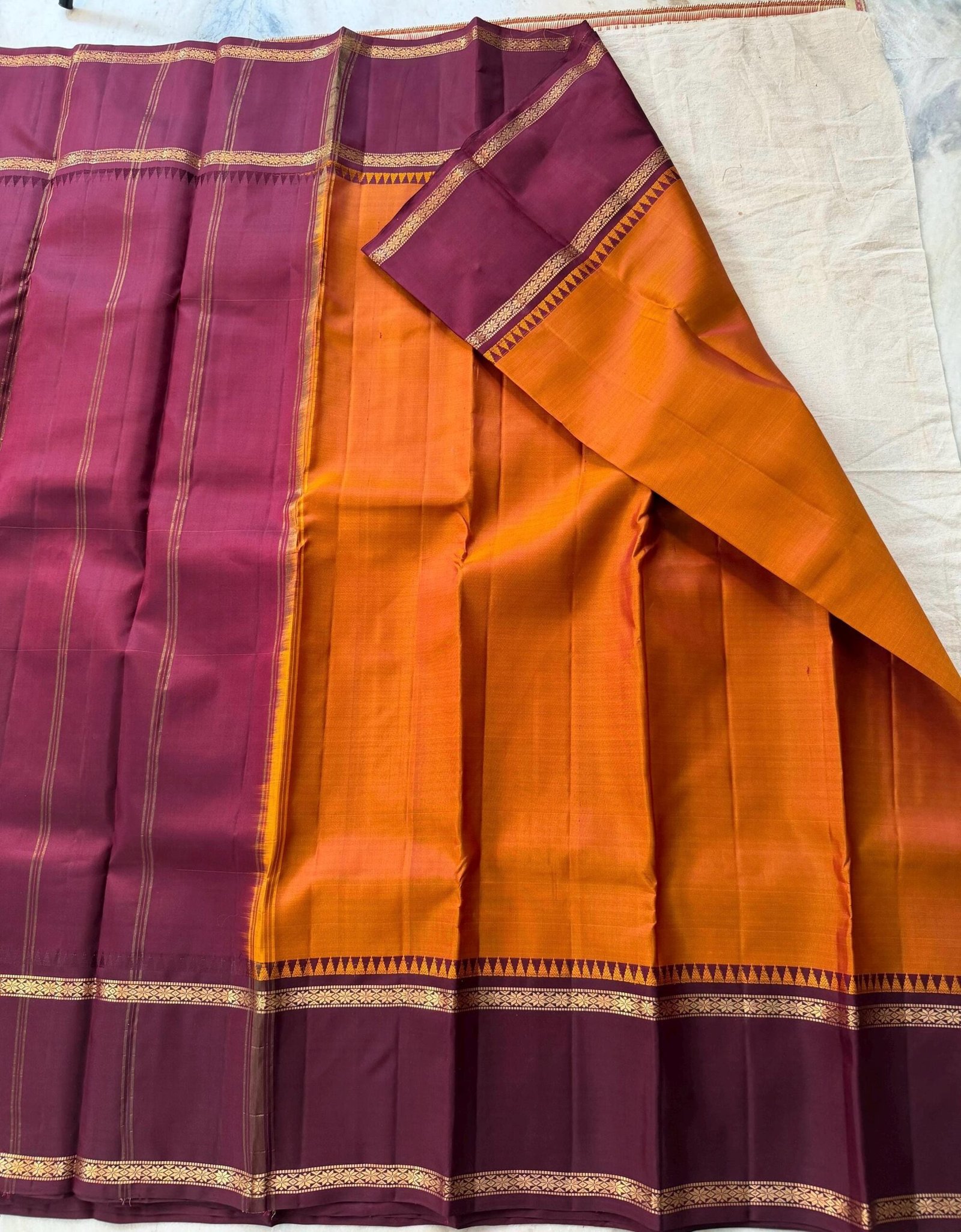 Pure handloom kanjeevaram silk saree with blouse |traditional saree with readymade blouse| sarees USA/bridal kanjeevaram saree/wedding saree