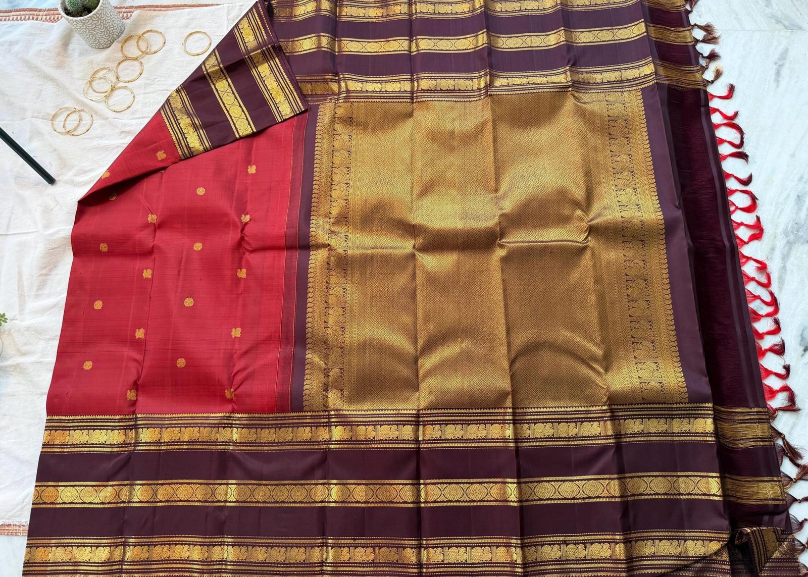 Pure handloom kanjeevaram silk saree with blouse |traditional saree with readymade blouse| sarees USA/bridal kanjeevaram saree/wedding saree