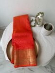 Pure handloom kanjeevaram silk saree with blouse |traditional saree with readymade blouse| sarees USA/bridal kanjeevaram saree/wedding saree