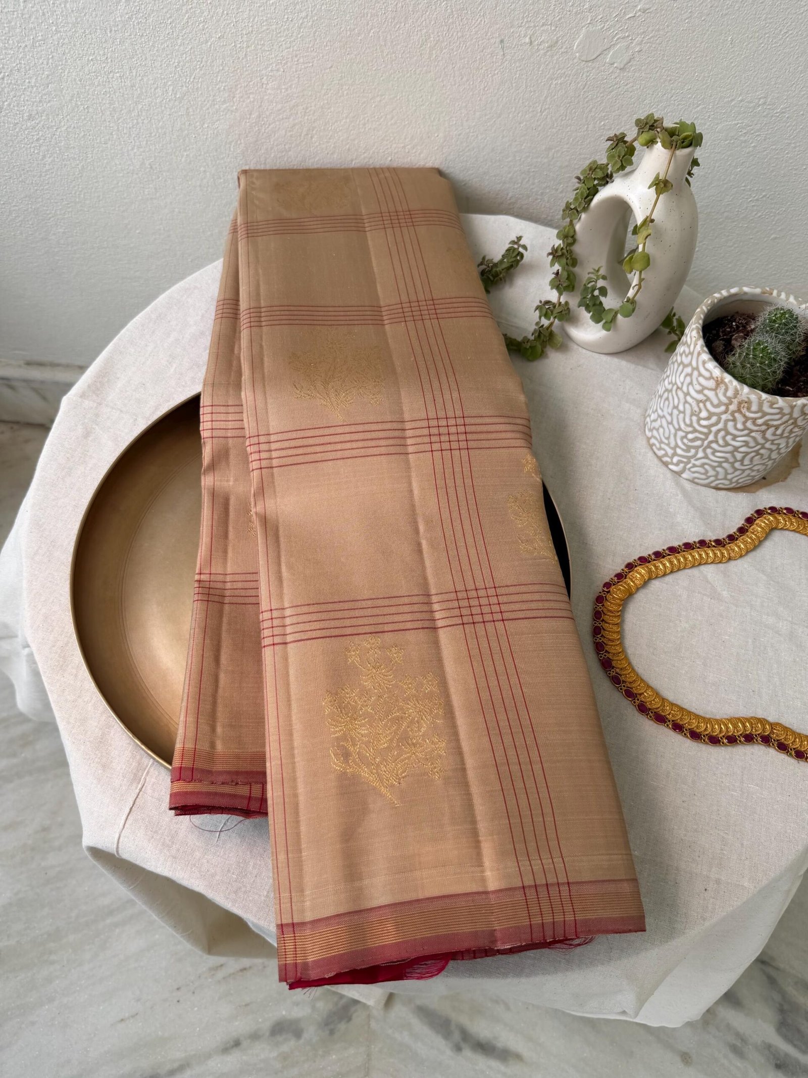 Pure handloom kanjeevaram silk saree with blouse |traditional saree with readymade blouse| sarees USA/bridal kanjeevaram saree/wedding saree