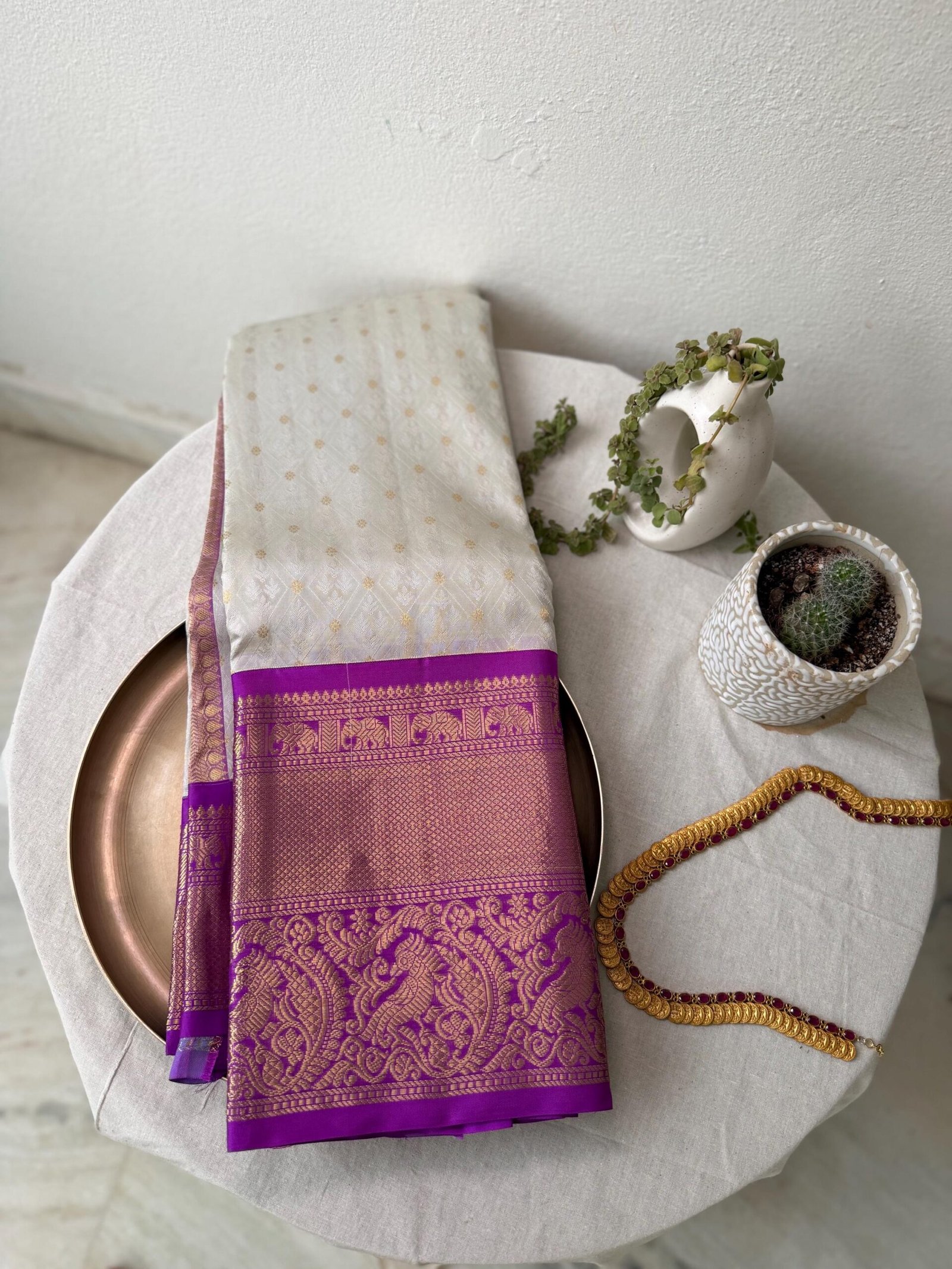 Pure handloom kanjeevaram silk saree with blouse |traditional saree with readymade blouse| sarees USA/bridal kanjeevaram saree/wedding saree