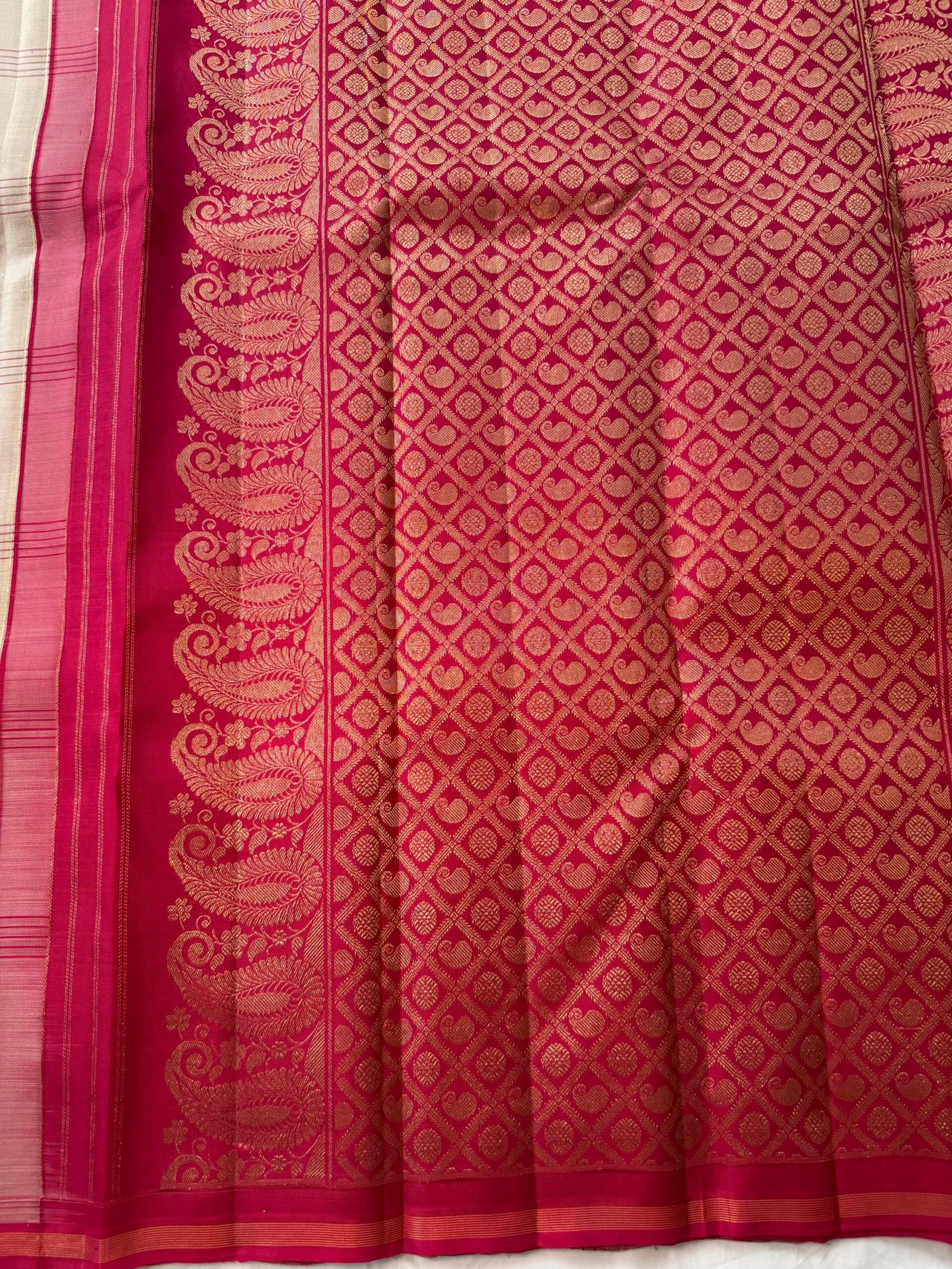 Pure handloom kanjeevaram silk saree with blouse |traditional saree with readymade blouse| sarees USA/bridal kanjeevaram saree/wedding saree