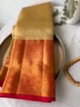 Pure handloom kanjeevaram silk saree with blouse |traditional saree with readymade blouse| sarees USA/bridal kanjeevaram saree/wedding saree