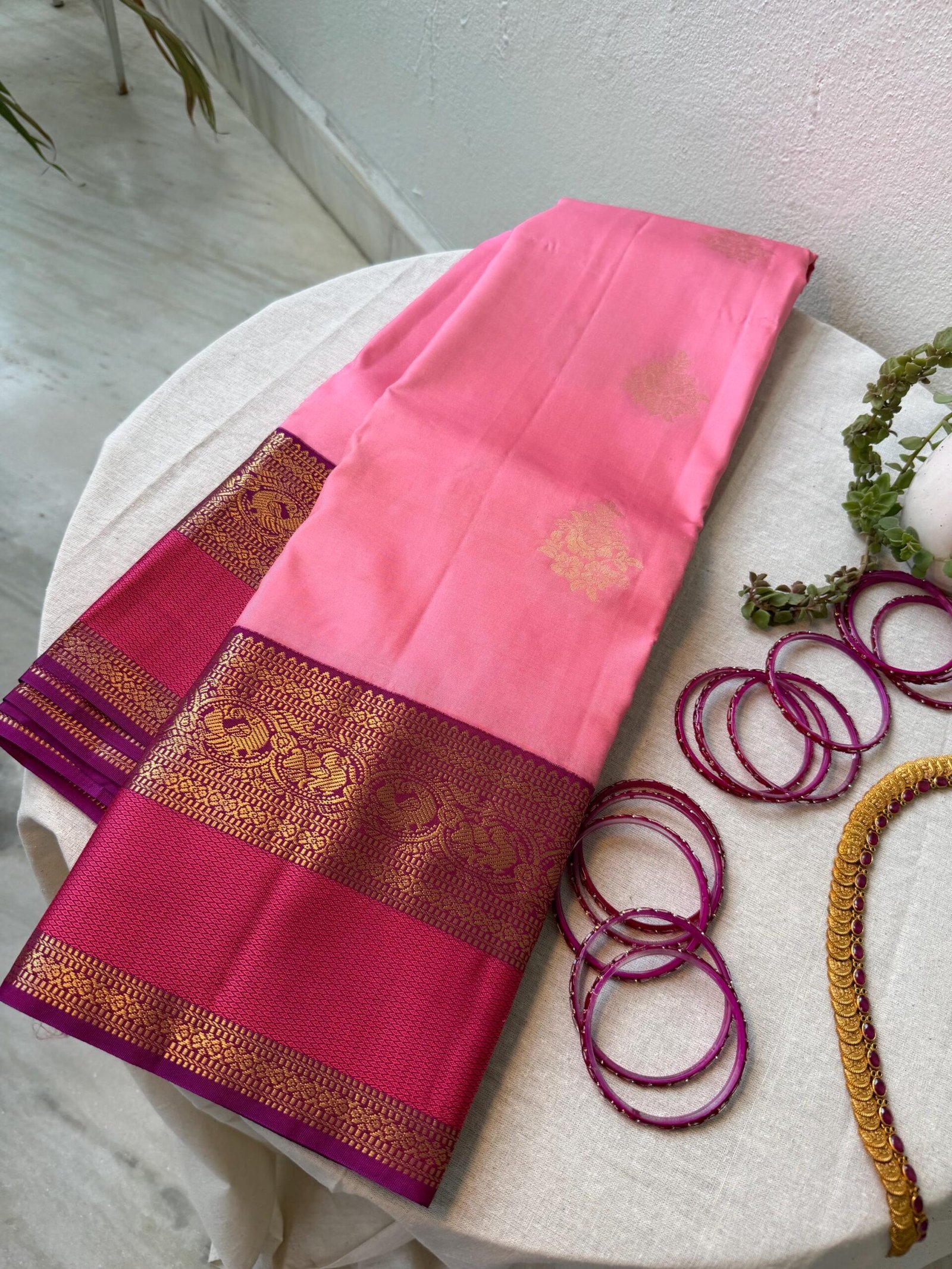 Pure handloom kanjeevaram silk saree with blouse |traditional saree with readymade blouse| sarees USA/bridal kanjeevaram saree/wedding saree