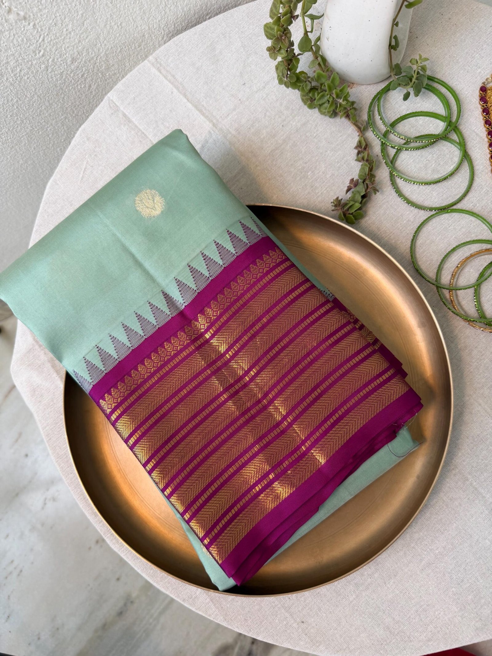 Pure handloom kanjeevaram silk saree with blouse |traditional saree with readymade blouse| sarees USA/bridal kanjeevaram saree/wedding saree