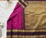 Pure handloom kanjeevaram silk saree with blouse |traditional saree with readymade blouse| sarees USA/bridal kanjeevaram saree/wedding saree