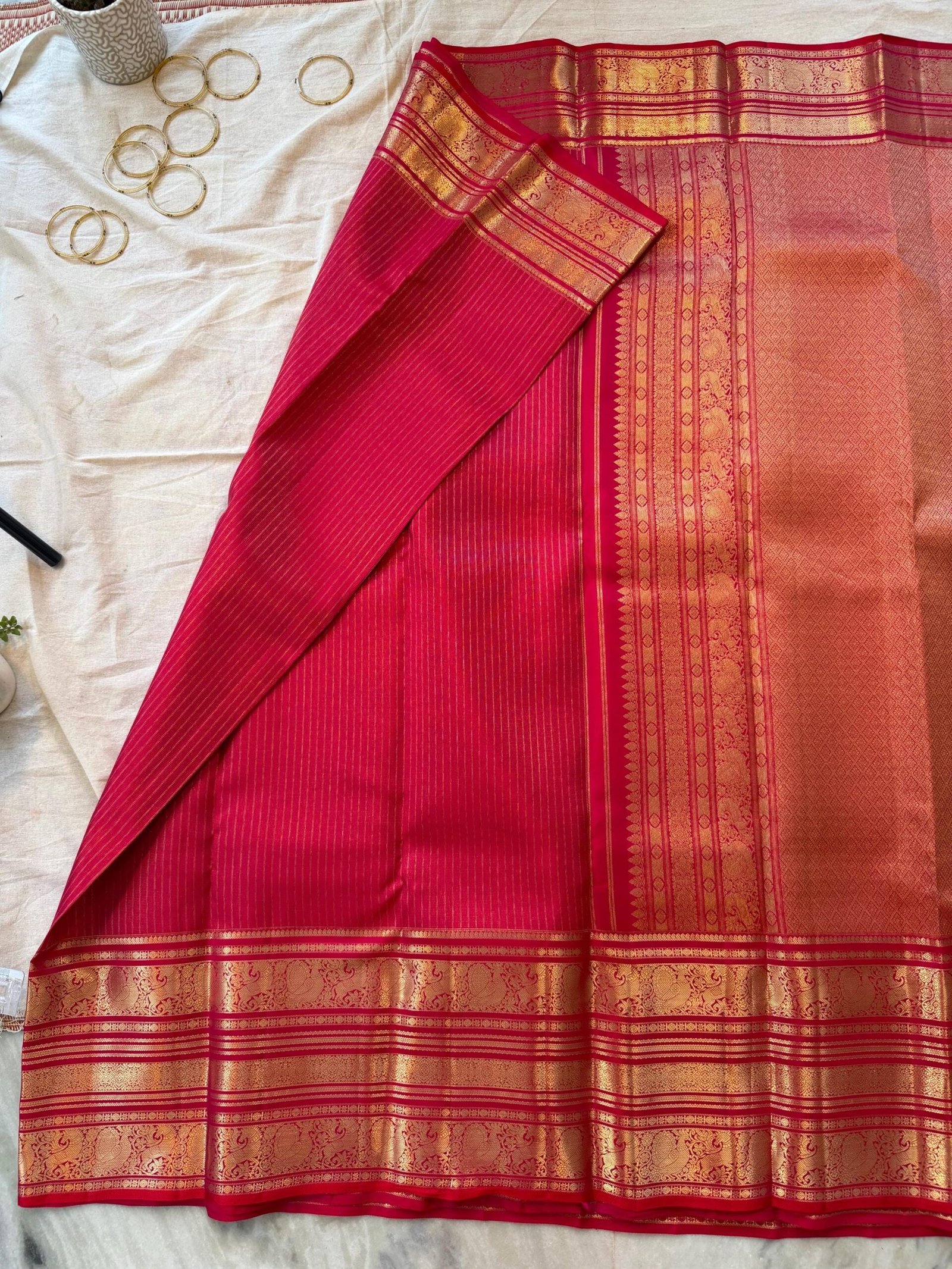 Pure handloom kanjeevaram silk saree with blouse |traditional saree with readymade blouse| sarees USA/bridal kanjeevaram saree/wedding saree