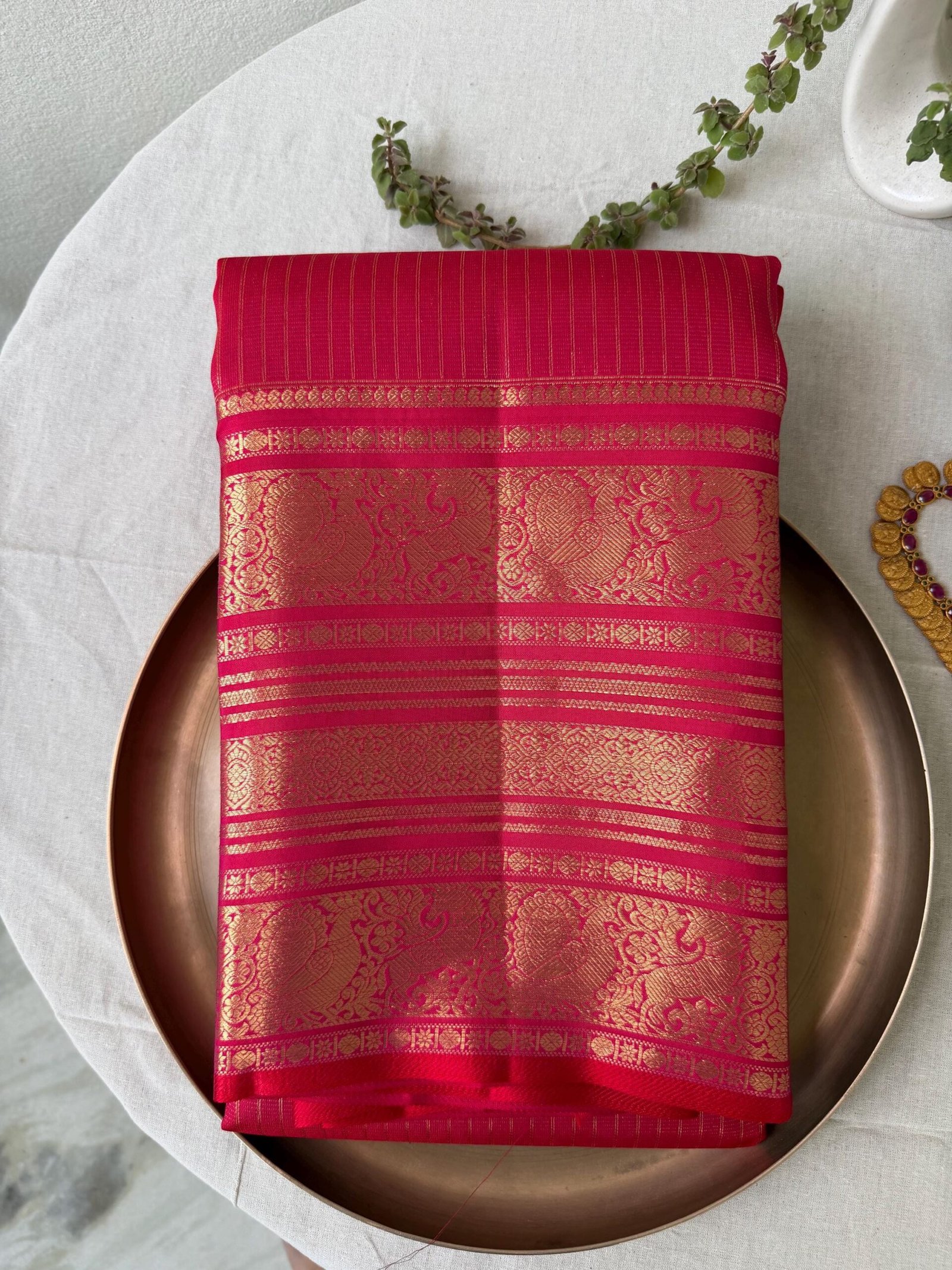 Pure handloom kanjeevaram silk saree with blouse |traditional saree with readymade blouse| sarees USA/bridal kanjeevaram saree/wedding saree