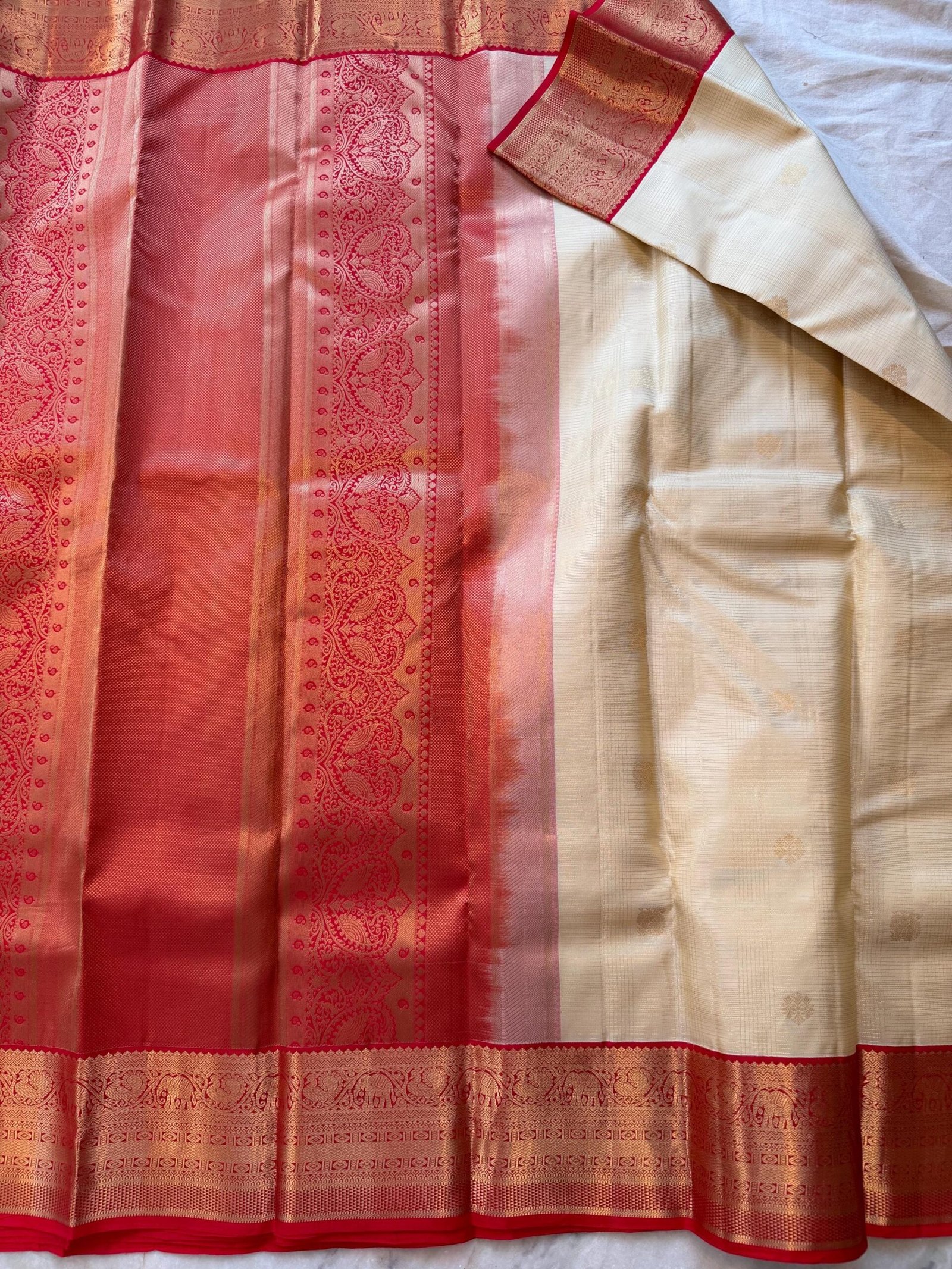 Pure handloom kanjeevaram silk saree with blouse |traditional saree with readymade blouse| sarees USA/bridal kanjeevaram saree/wedding saree