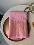 Traditional border silk saree with stitched blouse|traditional saree with readymade blouse/silk sarees USA/semi silk saree/blue silk saree