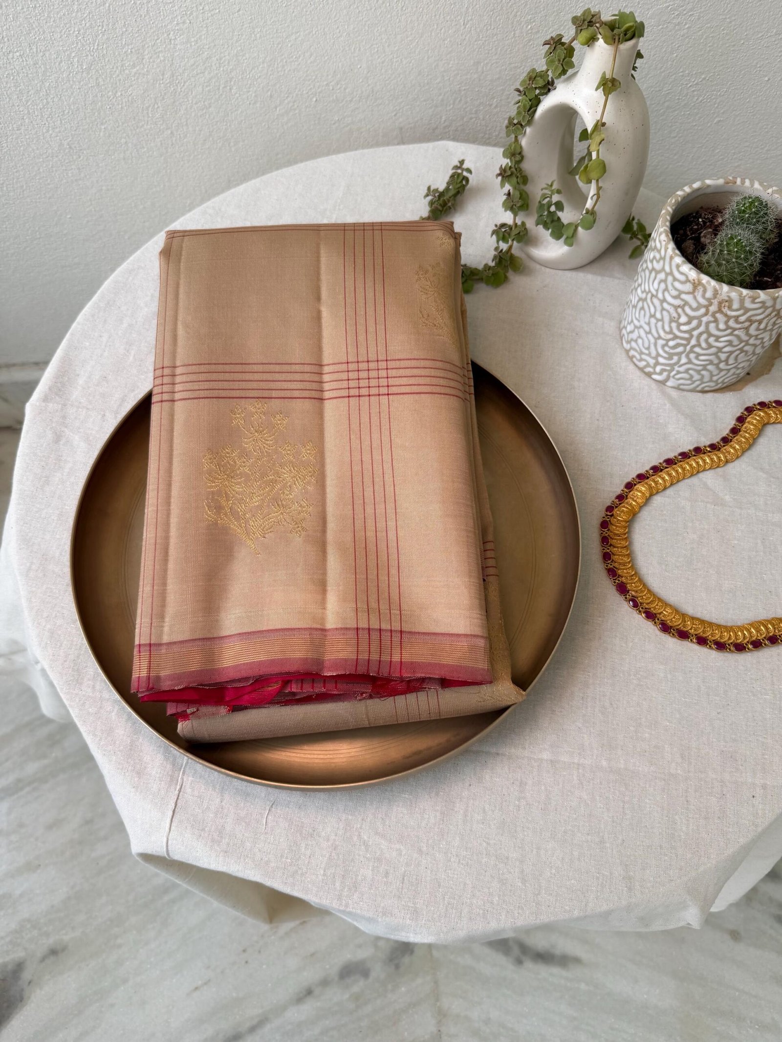 Pure handloom kanjeevaram silk saree with blouse |traditional saree with readymade blouse| sarees USA/bridal kanjeevaram saree/wedding saree