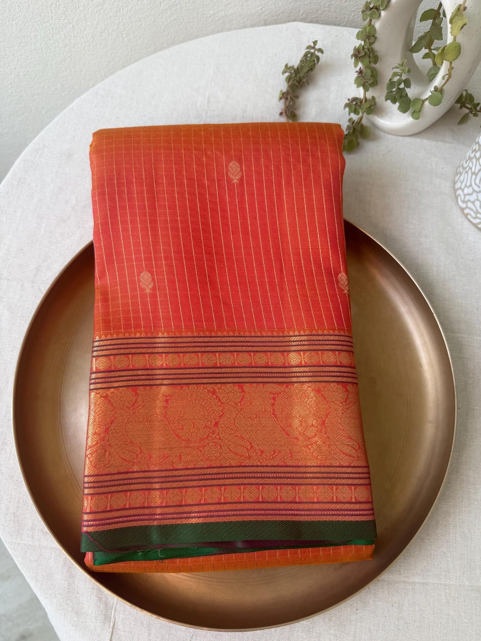 Pure handloom kanjeevaram silk saree with blouse |traditional saree with readymade blouse| sarees USA/bridal kanjeevaram saree/wedding saree