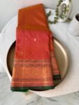 Pure handloom kanjeevaram silk saree with blouse |traditional saree with readymade blouse| sarees USA/bridal kanjeevaram saree/wedding saree