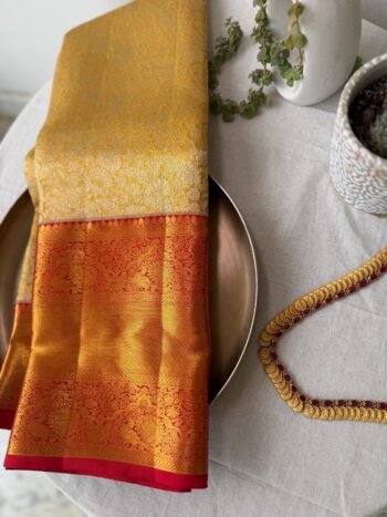 Pure handloom kanjeevaram silk saree with blouse |traditional saree with readymade blouse| sarees USA/bridal kanjeevaram saree/wedding saree