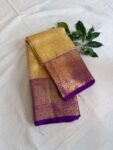 Pure handloom kanjeevaram silk saree with blouse |traditional saree with readymade blouse| sarees USA/bridal kanjeevaram saree/wedding saree